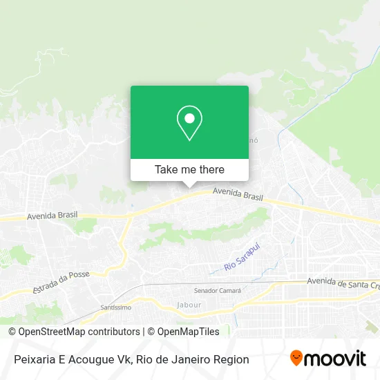 Peixaria E Acougue Vk map