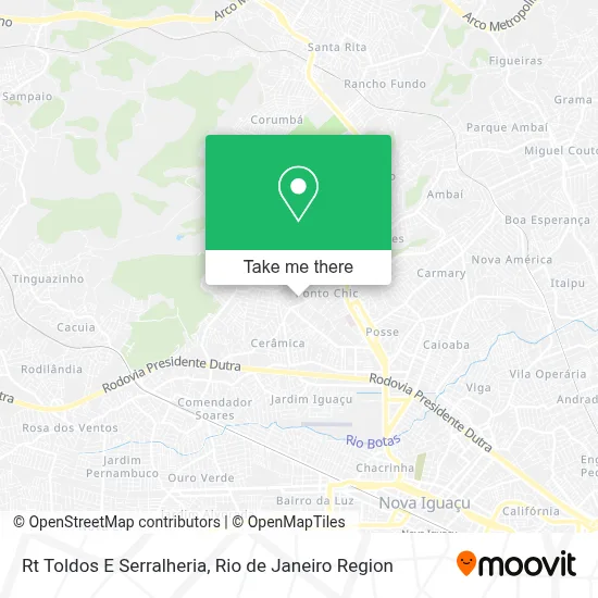 Rt Toldos E Serralheria map