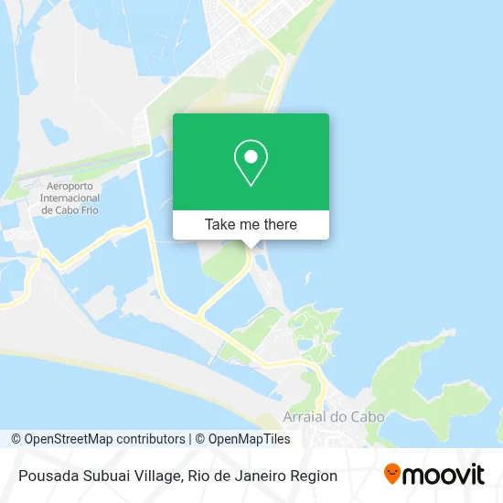 Pousada Subuai Village map