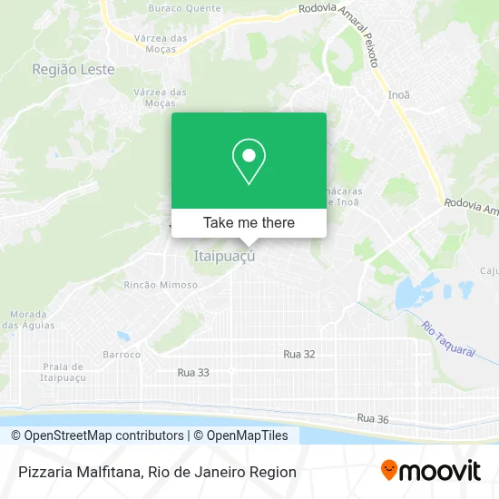 Pizzaria Malfitana map