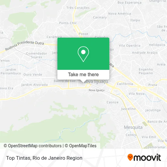 Top Tintas map
