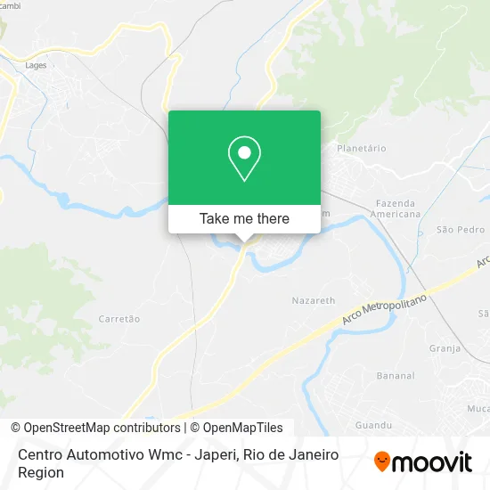 Centro Automotivo Wmc - Japeri map
