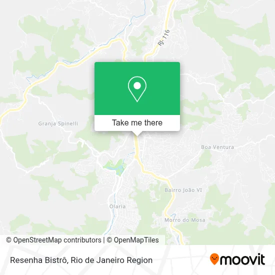 Resenha Bistrô map