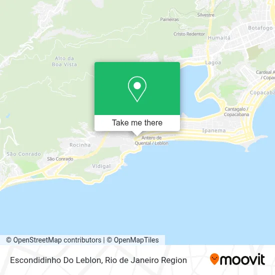 Escondidinho Do Leblon map