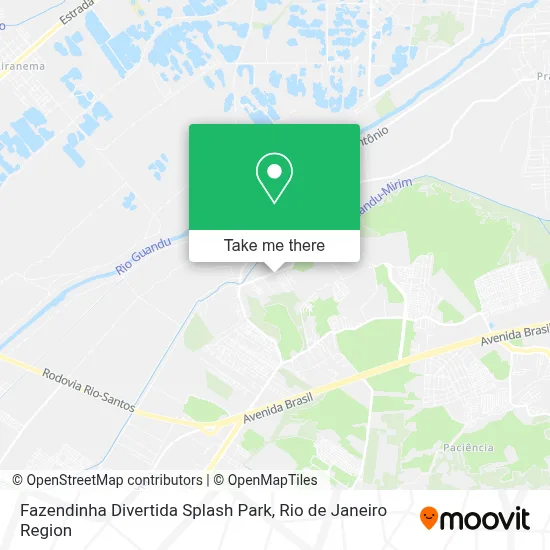 Fazendinha Divertida Splash Park map