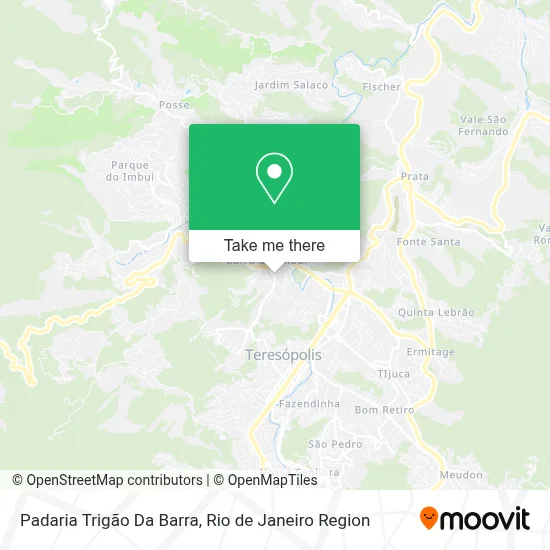 Padaria Trigão Da Barra map