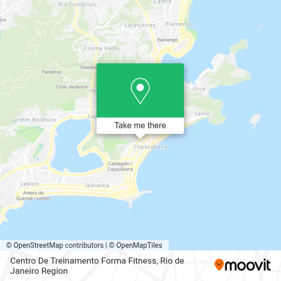 Centro De Treinamento Forma Fitness map