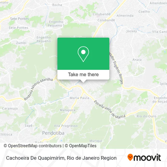 Cachoeira De Quapimirim map