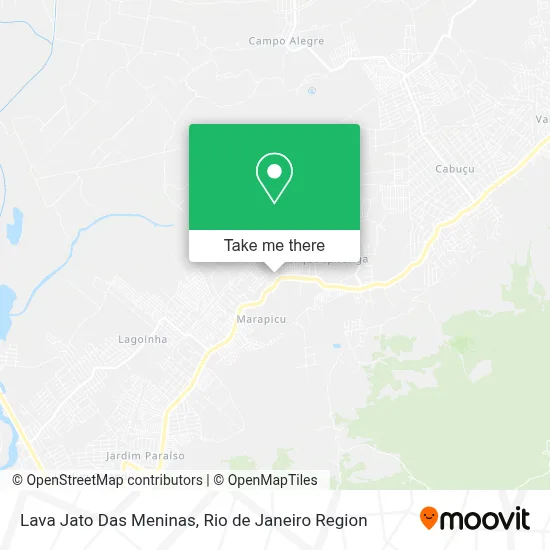 Lava Jato Das Meninas map