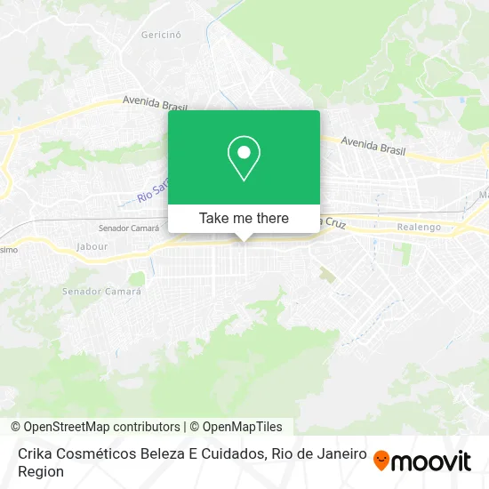 Crika Cosméticos Beleza E Cuidados map
