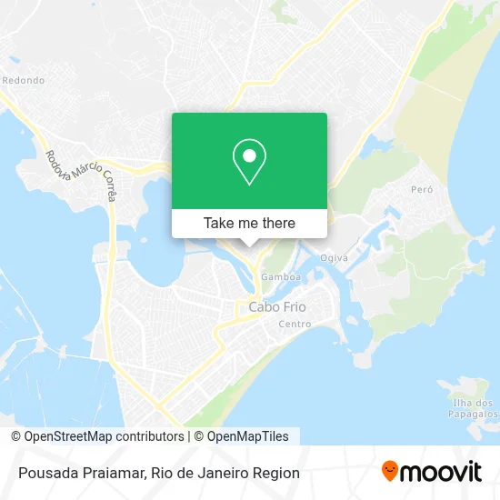 Pousada Praiamar map