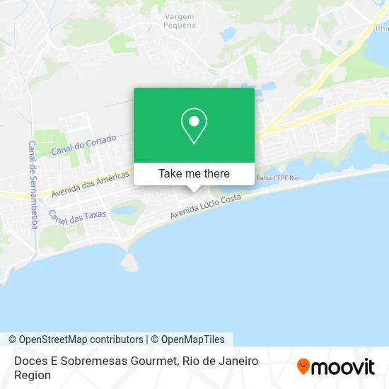 Doces E Sobremesas Gourmet map