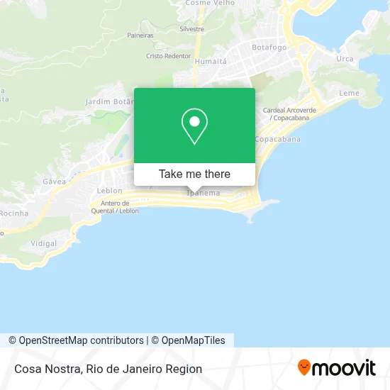 Cosa Nostra map
