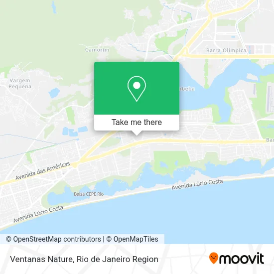 Ventanas Nature map