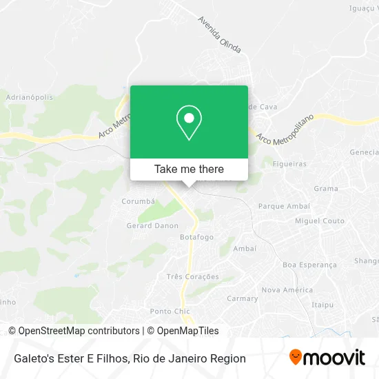 Galeto's Ester E Filhos map