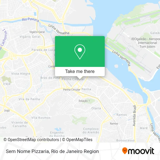 Sem Nome Pizzaria map