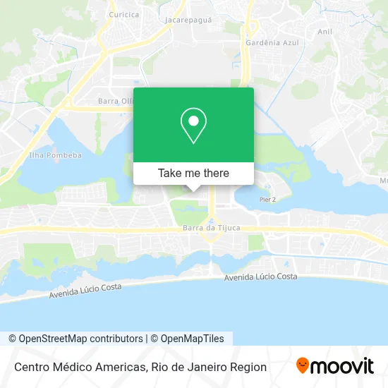 Centro Médico Americas map