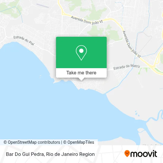 Bar Do Gui Pedra map