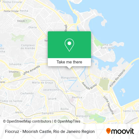 Fiocruz - Moorish Castle map