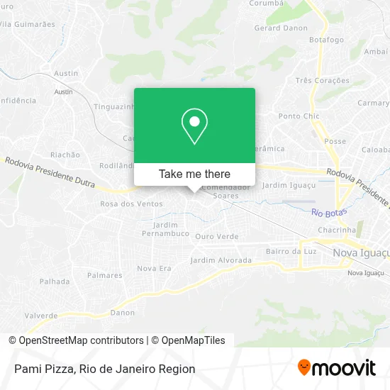 Pami Pizza map