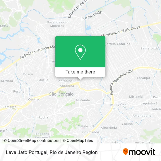 Lava Jato Portugal map