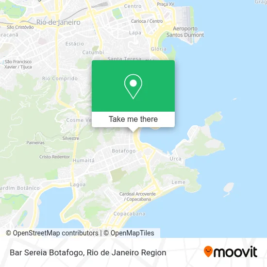 Bar Sereia Botafogo map