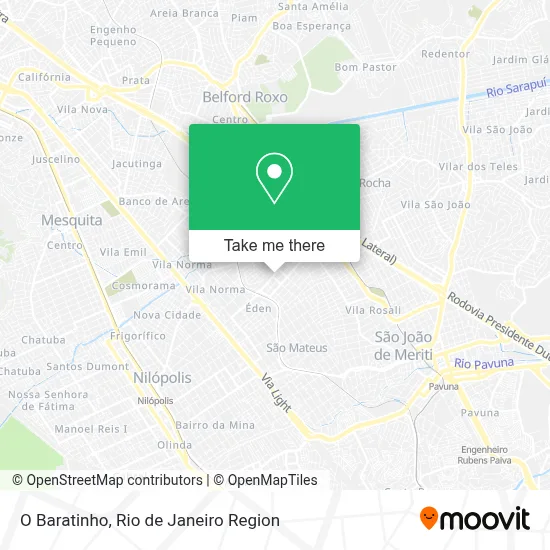 O Baratinho map
