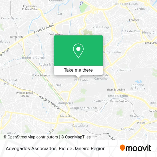 Advogados Associados map