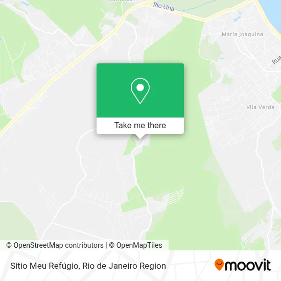 Sítio Meu Refúgio map
