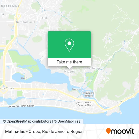Matinadas - Orobó map