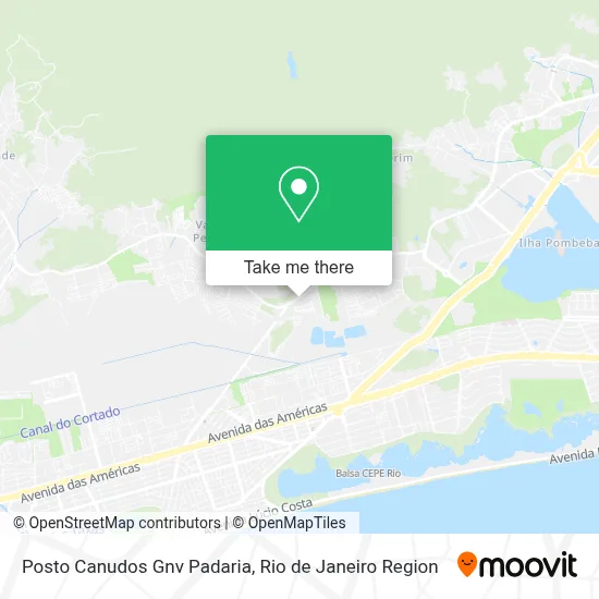 Posto Canudos Gnv Padaria map