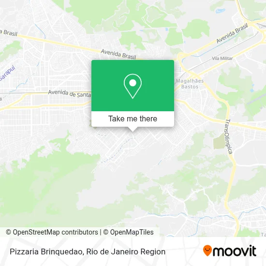 Pizzaria Brinquedao map