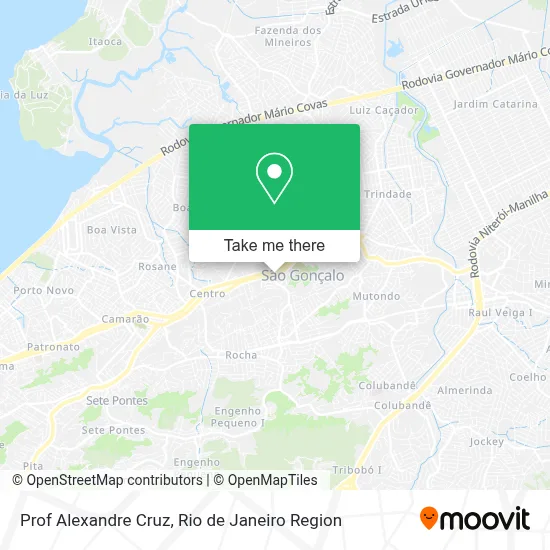 Prof Alexandre Cruz map