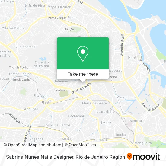 Sabrina Nunes Nails Designer map