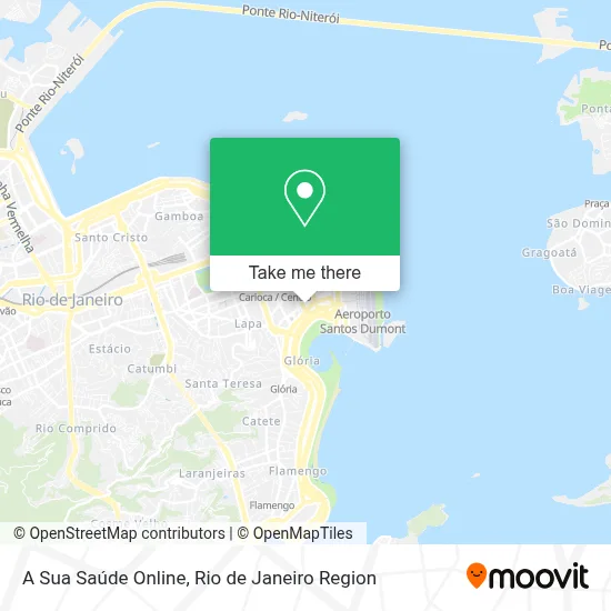 A Sua Saúde Online map