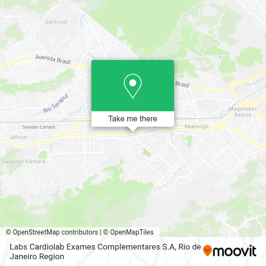 Labs Cardiolab Exames Complementares S.A map