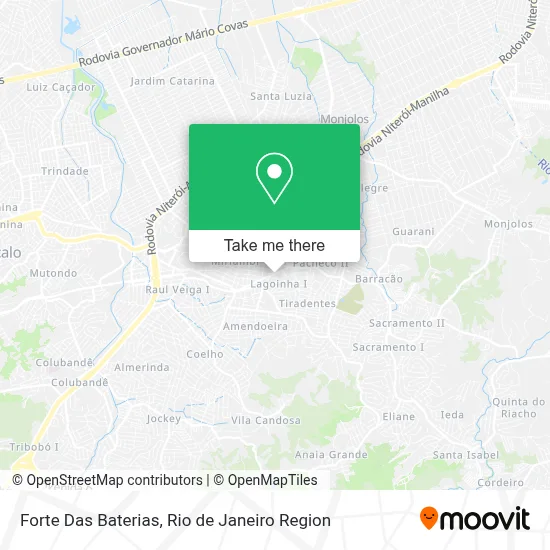 Forte Das Baterias map