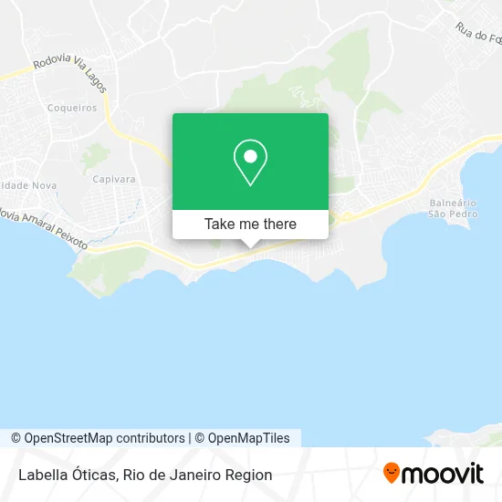 Labella Óticas map