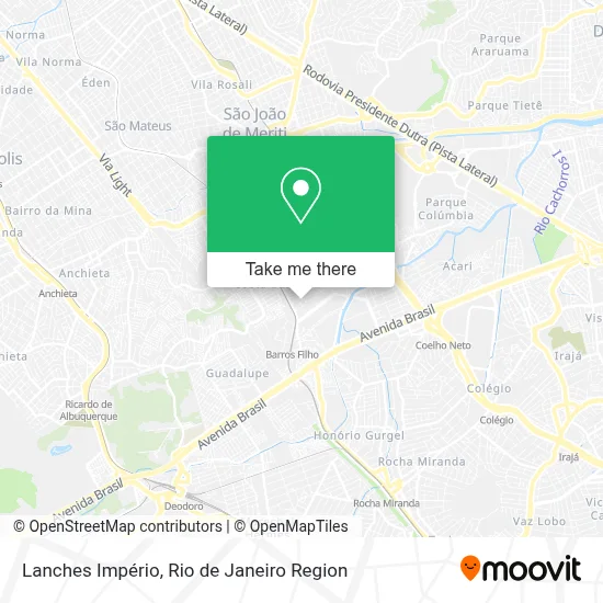 Lanches Império map