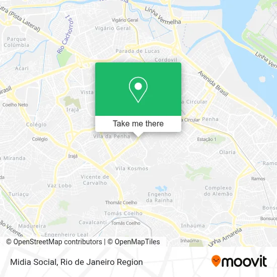 Midia Social map