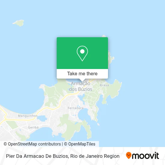 Pier Da Armacao De Buzios map