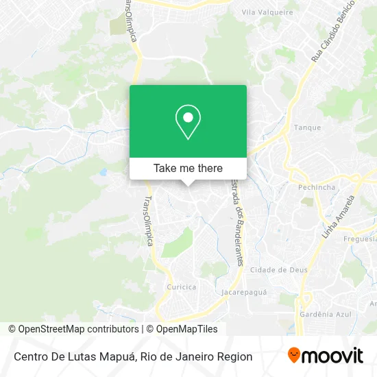 Centro De Lutas Mapuá map