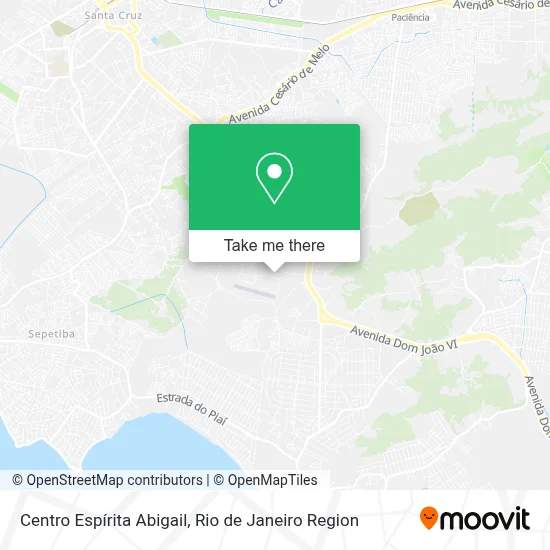 Centro Espírita Abigail map
