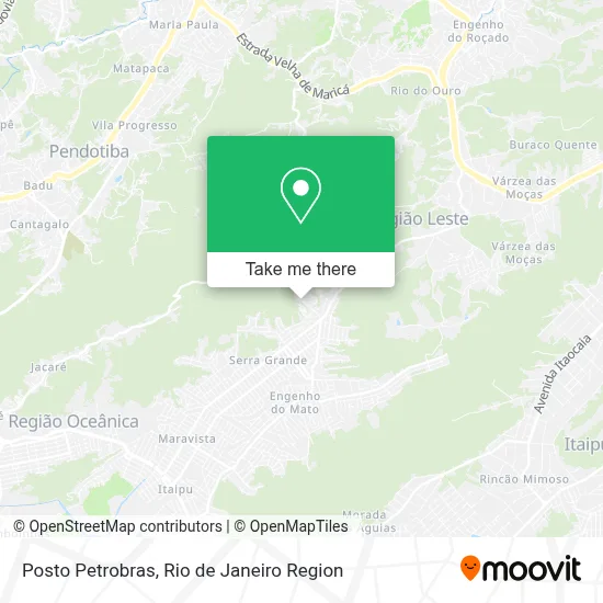 Posto Petrobras map