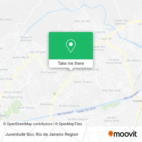 Juventude Ibcr map