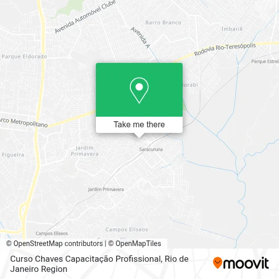Curso Chaves Capacitação Profissional map