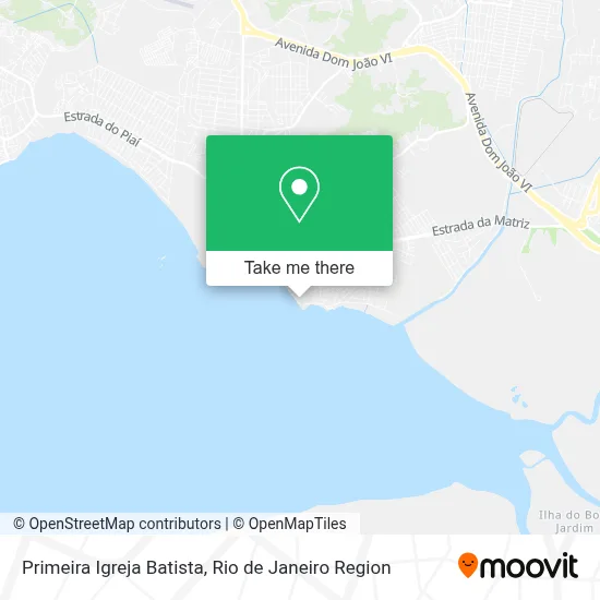 Primeira Igreja Batista map