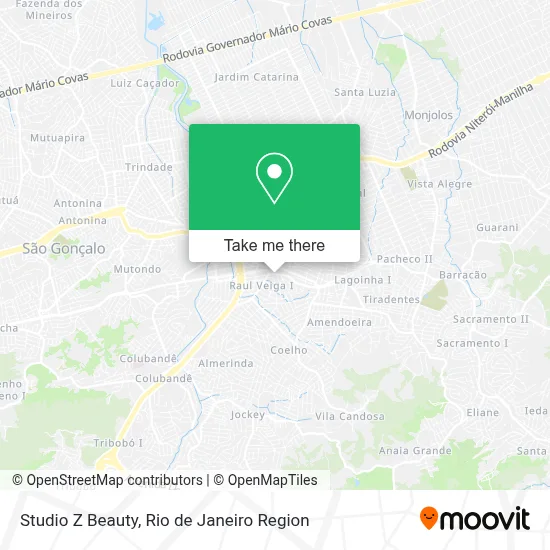 Studio Z Beauty map