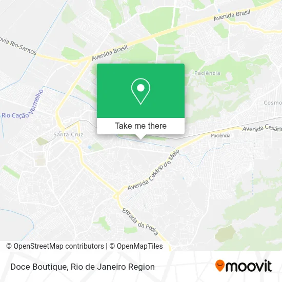 Doce Boutique map