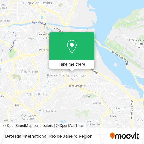 Betesda International map